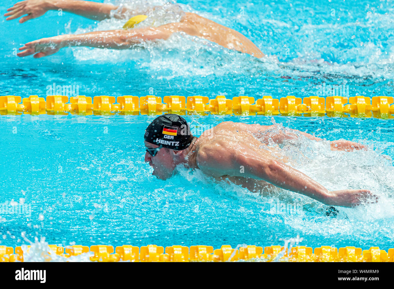 24 luglio 2019 Gwangju, Corea del Sud 18° Campionato Mondiale di Aquatica della FINA 24-07-2019: Zwemmen: WK 2019: Gwangju HEINTZ Philip GER GERMANIA Gwangju Corea del Sud 24/07/2019 Nuoto uomini 200m individuale Medley 18° Campionato Mondiale di Aquatica della FINA Centro Acquatico dell'Università di Nambu Foto Stock