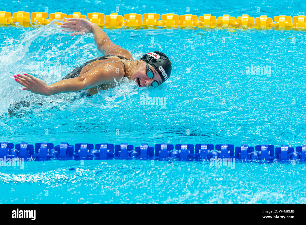 24 luglio 2019 Gwangju, Corea del Sud 18° Campionato Mondiale di Aquatica della FINA 24-07-2019: Zwemmen: WK 2019: Gwangju di LIDDO Elena ITA ITALIA Gwangju Corea del Sud 24/07/2019 misto di nuoto 4x100m Medley Relay 18° Campionato Mondiale di Aquatica della FINA Centro Acquatico Universitario di Nambu Foto Stock