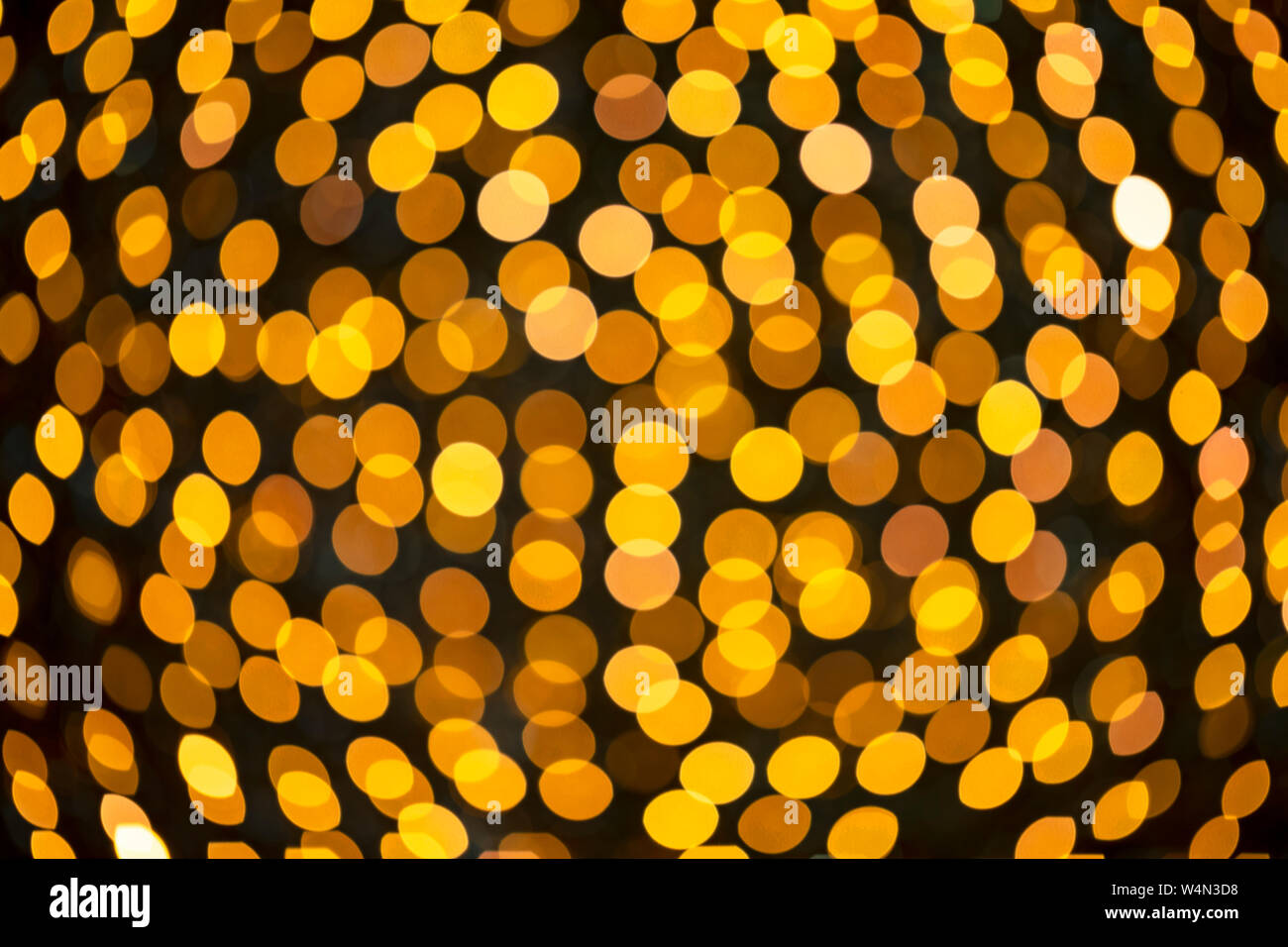 Cerchi sfocata prodotta da una lente in fuori fuoco di parti di un'immagine. Foto Stock