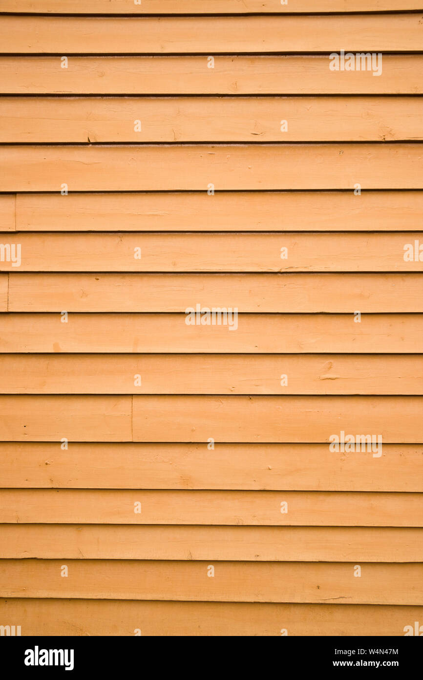 Rivestimento in legno nel famoso Bryggen a Bergen, Norvegia. Foto Stock