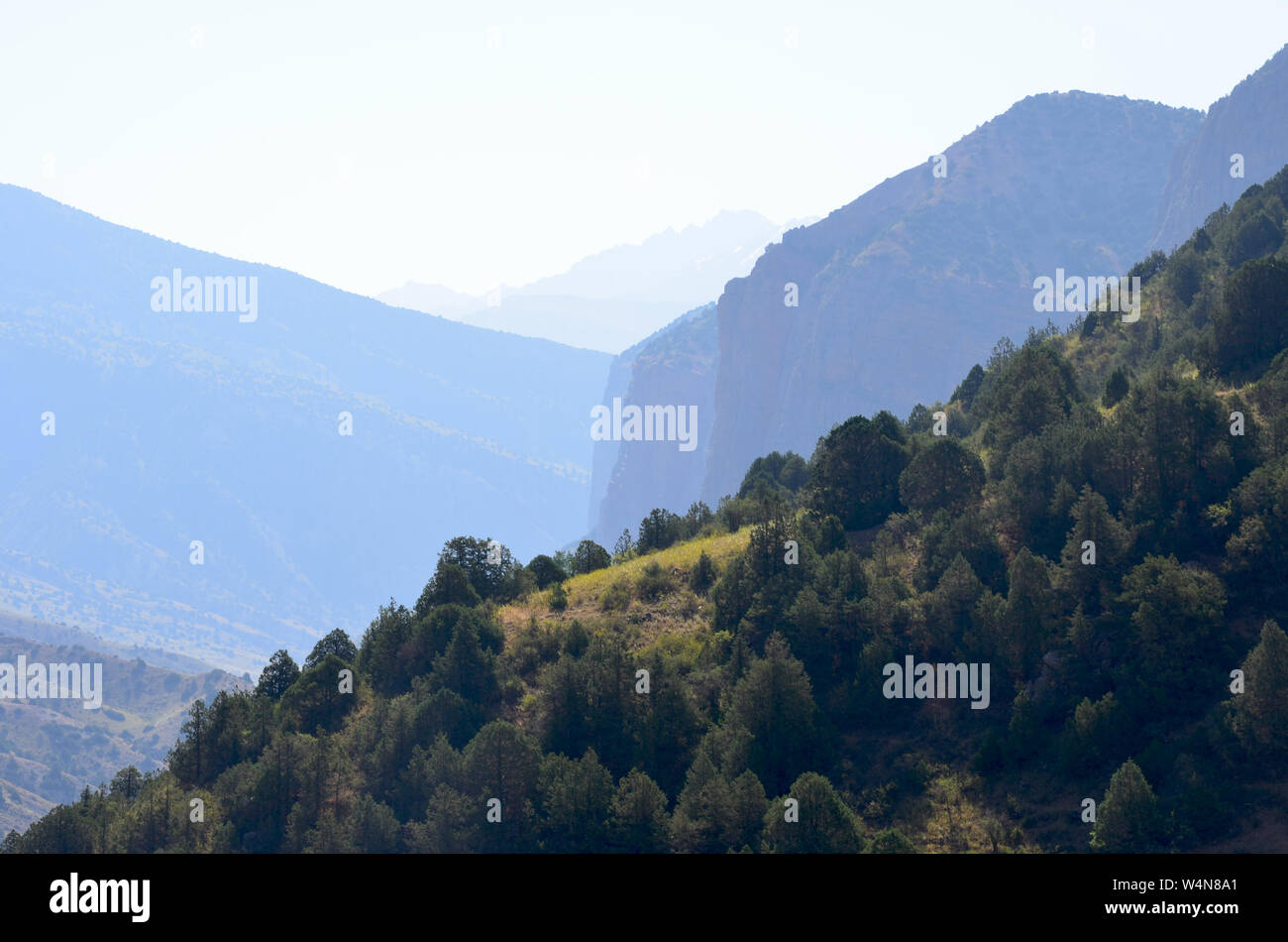 Zarmas Canyon nella provincia Qashqadarya, southeastern Uzbekistan Foto Stock