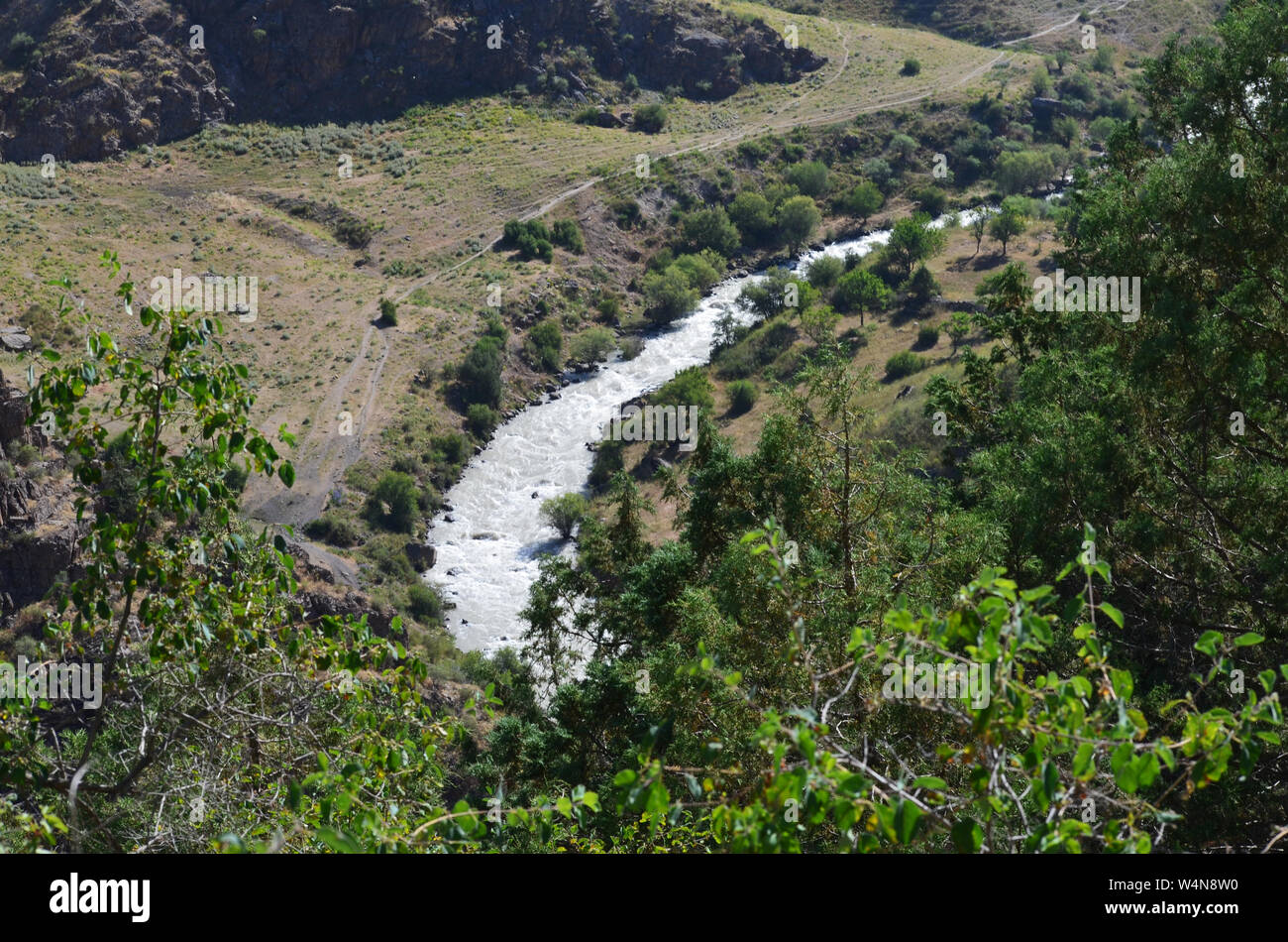 Zarmas Canyon nella provincia Qashqadarya, southeastern Uzbekistan Foto Stock