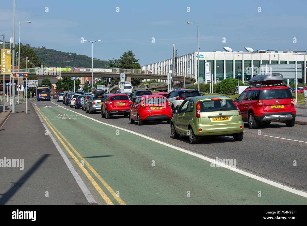 La Swansea LC2 Leisure Centre Foto Stock