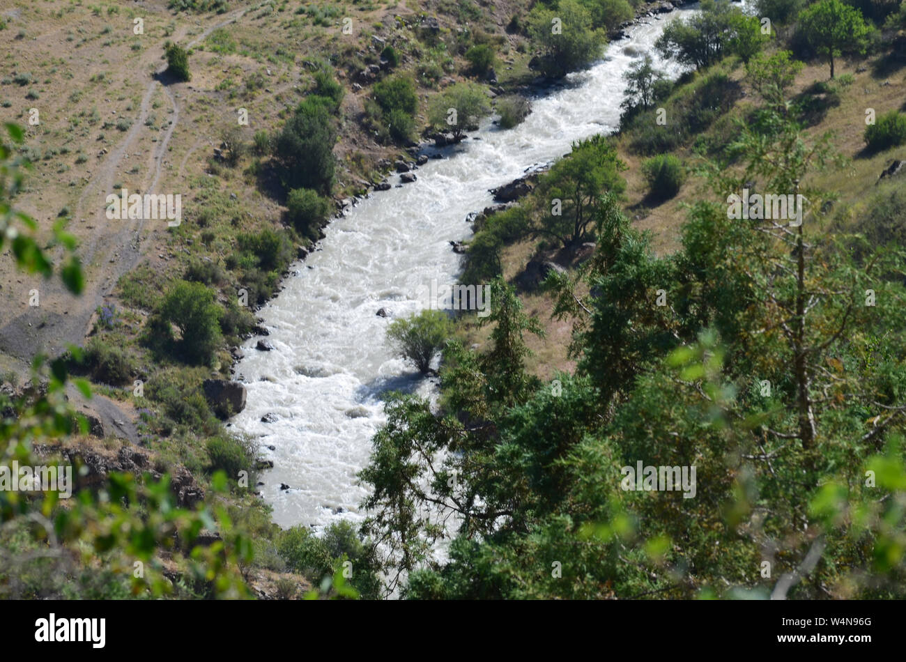 Zarmas Canyon nella provincia Qashqadarya, southeastern Uzbekistan Foto Stock