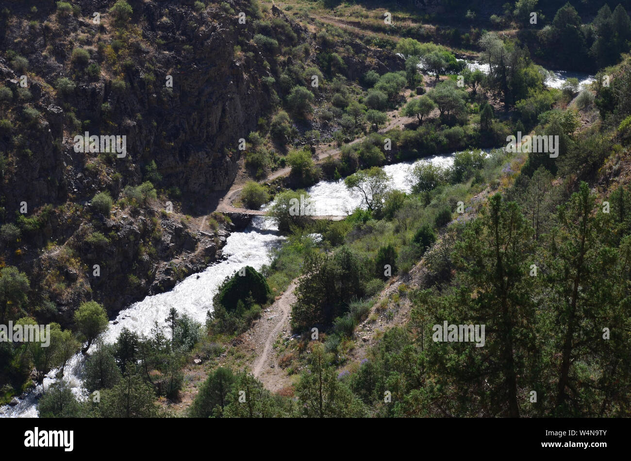 Zarmas Canyon nella provincia Qashqadarya, southeastern Uzbekistan Foto Stock