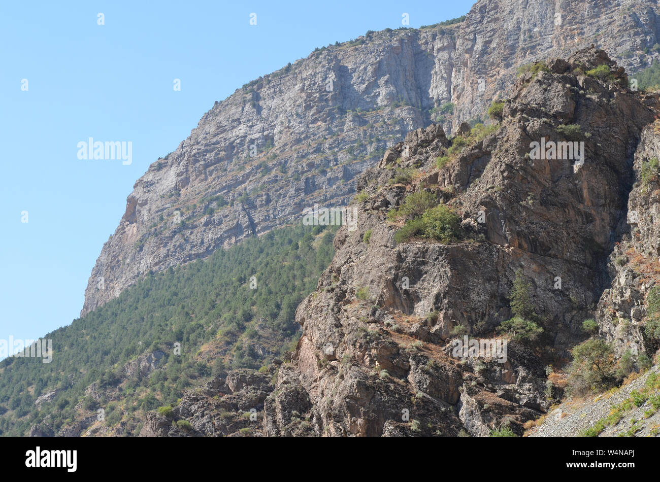 Zarmas Canyon nella provincia Qashqadarya, southeastern Uzbekistan Foto Stock