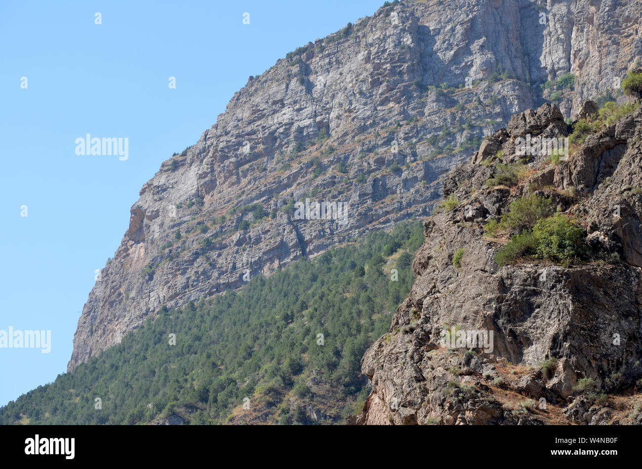 Zarmas Canyon nella provincia Qashqadarya, southeastern Uzbekistan Foto Stock