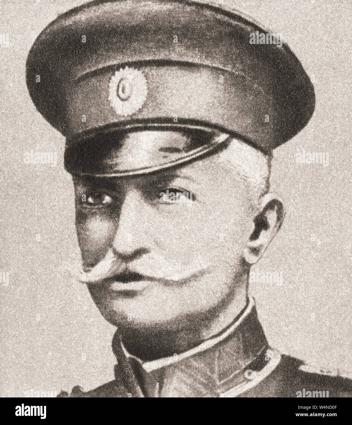 Aleksei Brusilov Alekseyevich, 1853 - 1926. Generale Russo. Dalla rievocazione del secolo, pubblicato nel 1934. Foto Stock