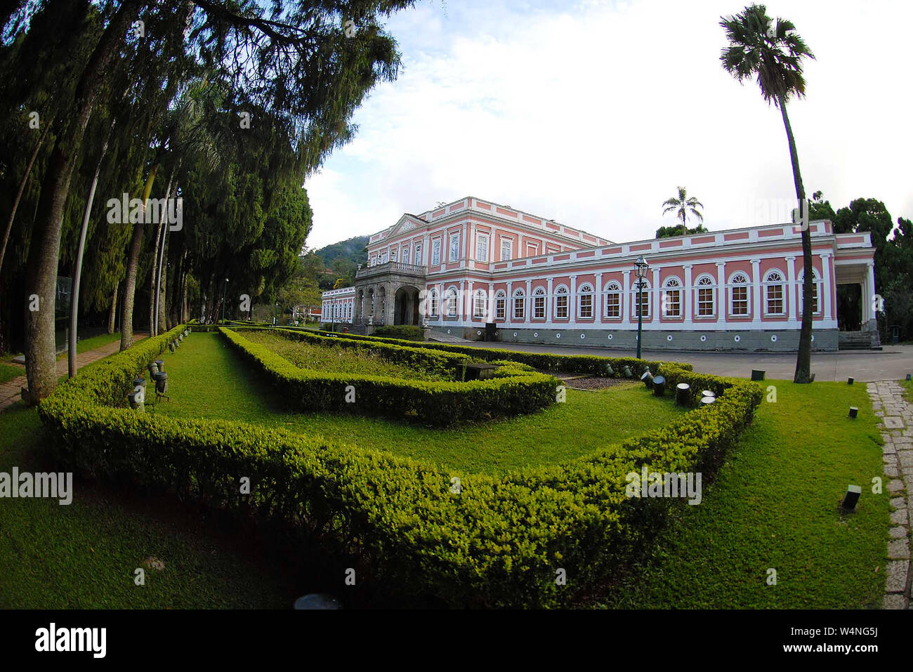 Petropolis, Brasile, 29 aprile 2011. Il Museo Imperiale, situato nel centro storico della città di Petropolis nello stato di Rio de Janeiro Foto Stock