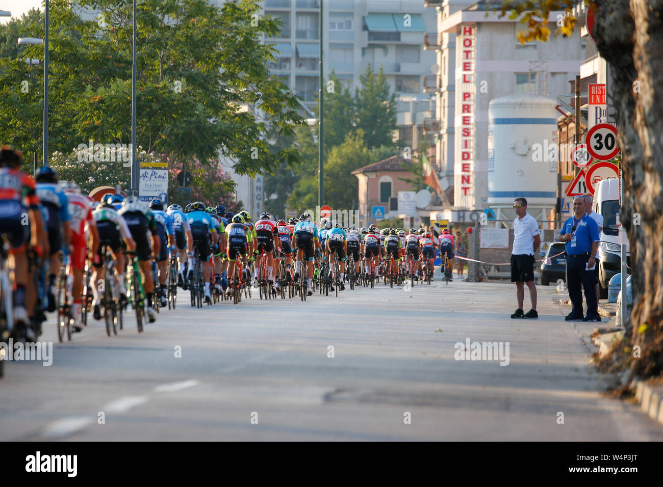 Il primo stadio di Adriatica ionica di razza, un 2,7 Km circuito cittadino che corre lungo il Corso del Popolo, Viale Ancona e via Forte Marghera Foto Stock