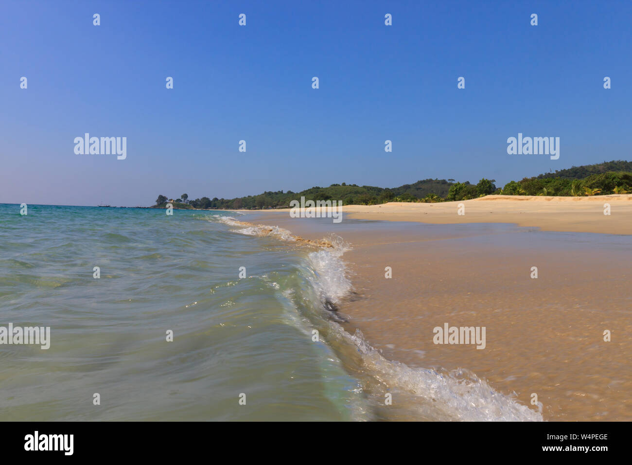 Spiaggia Tizit sulla penisola di Dawei, Myanmar Foto Stock