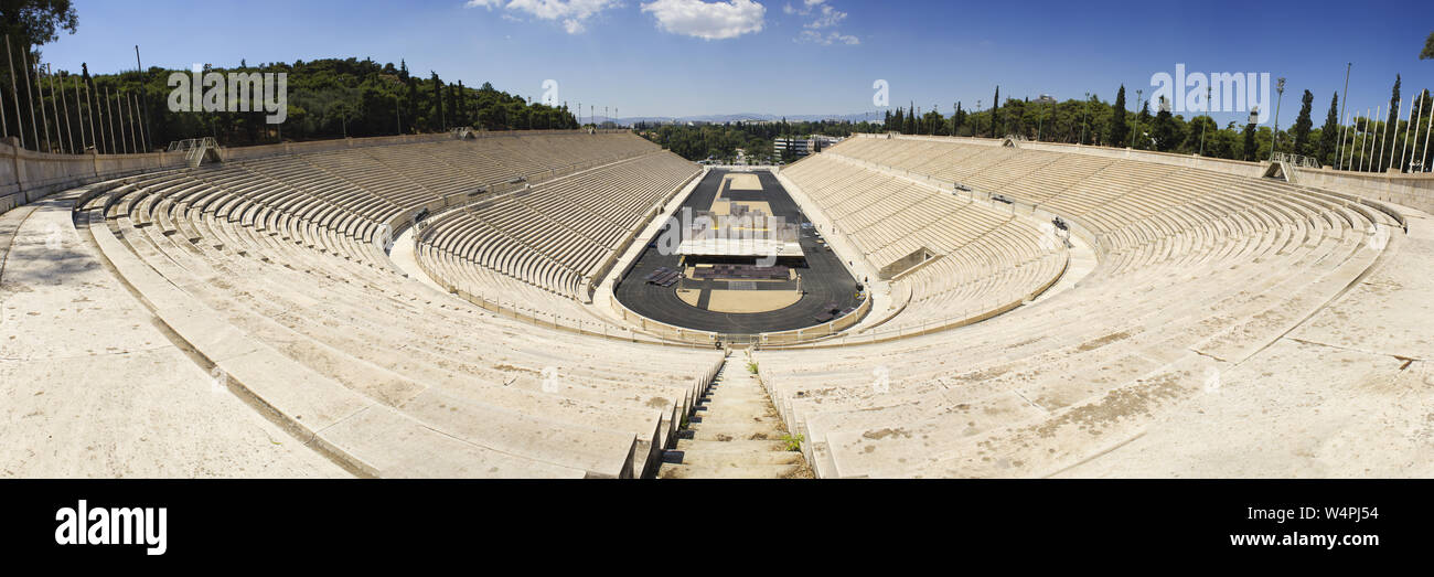 Stadio Panateneico di Atene Foto Stock