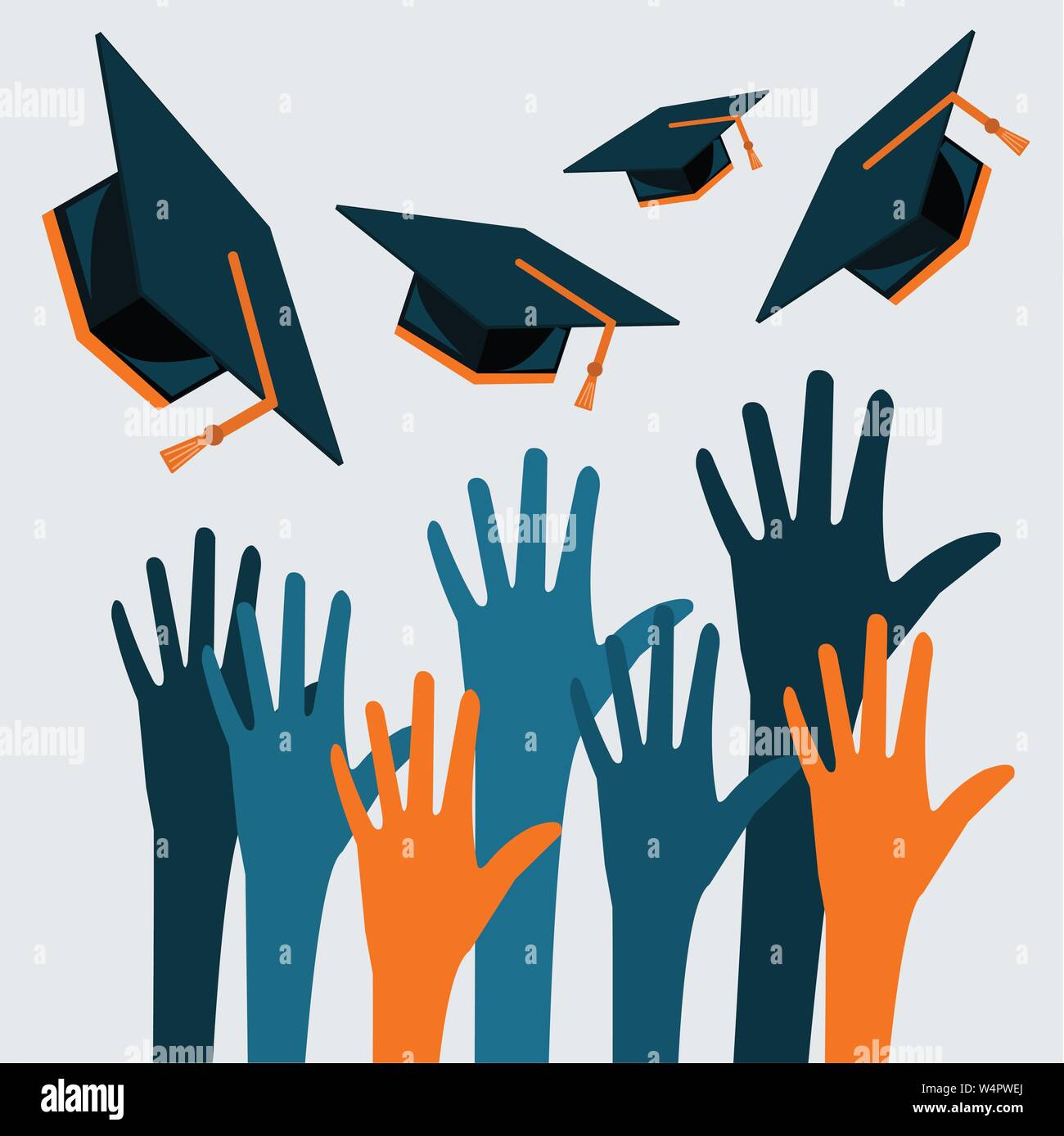 Concetto di graduazione illustrazione vettoriale Illustrazione Vettoriale