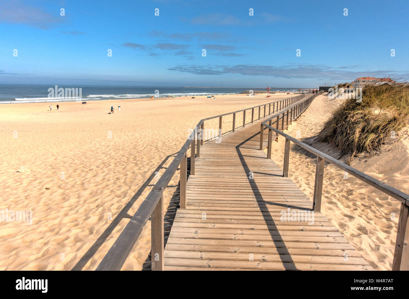 Aveiro, Costa Nova Beach, Portogallo Foto Stock