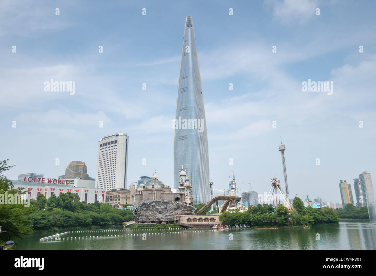 Seoul, Corea del Sud - 20 Giugno 2019 : Torre di Lotte in Seoul Foto Stock