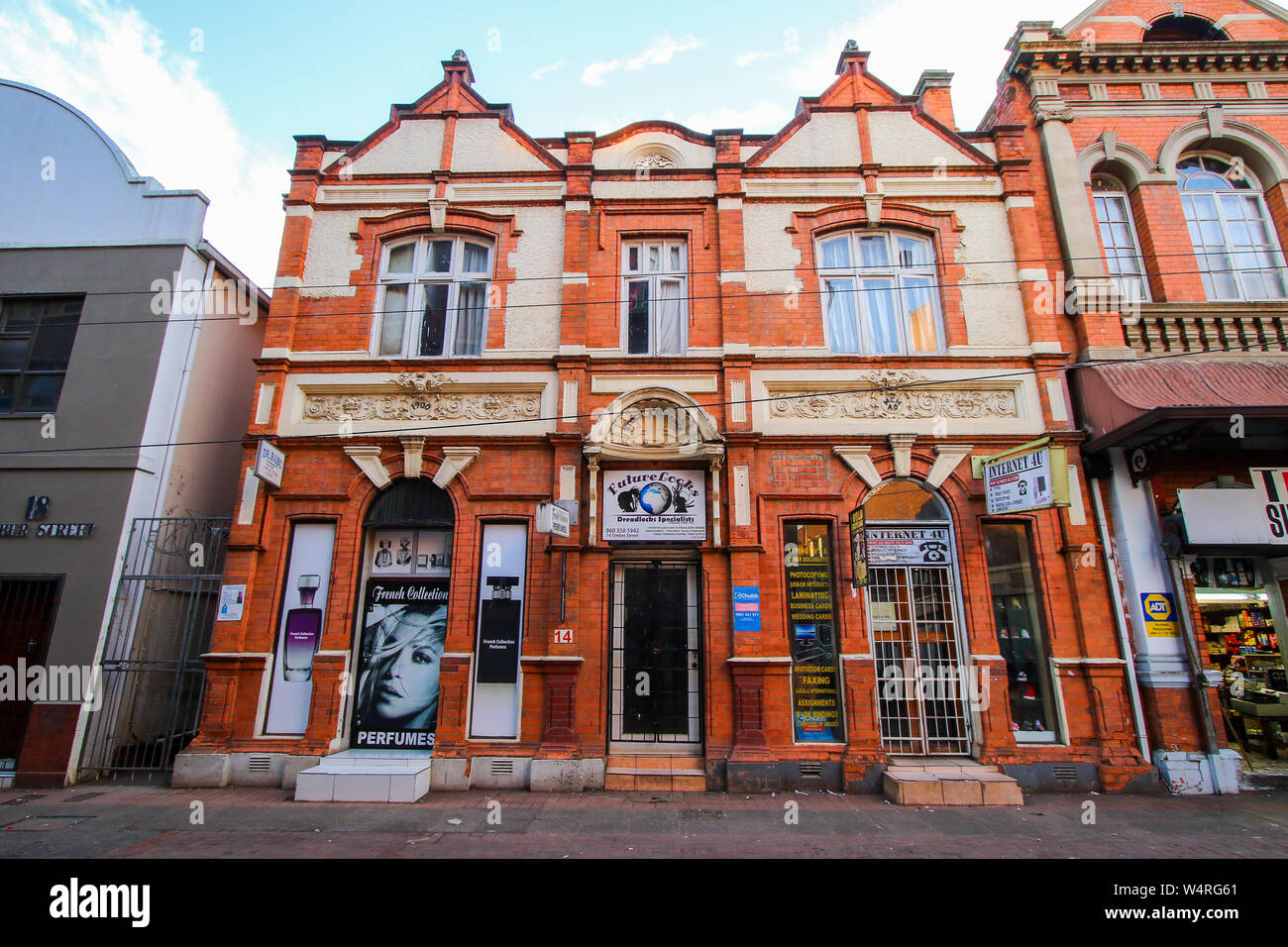 Vecchia Borsa di Timber Street a Pietermaritzburg, capitale della regione di KwaZulu-Natal in Sud Africa Foto Stock