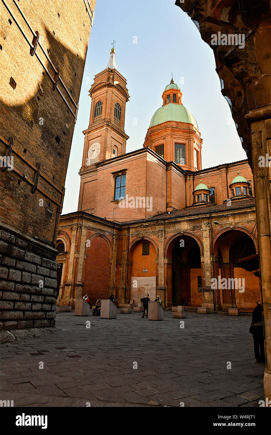 Santi Bartolomeo e Gaetano chiesa, Bologna, Emilia Romagna, Italia Foto Stock