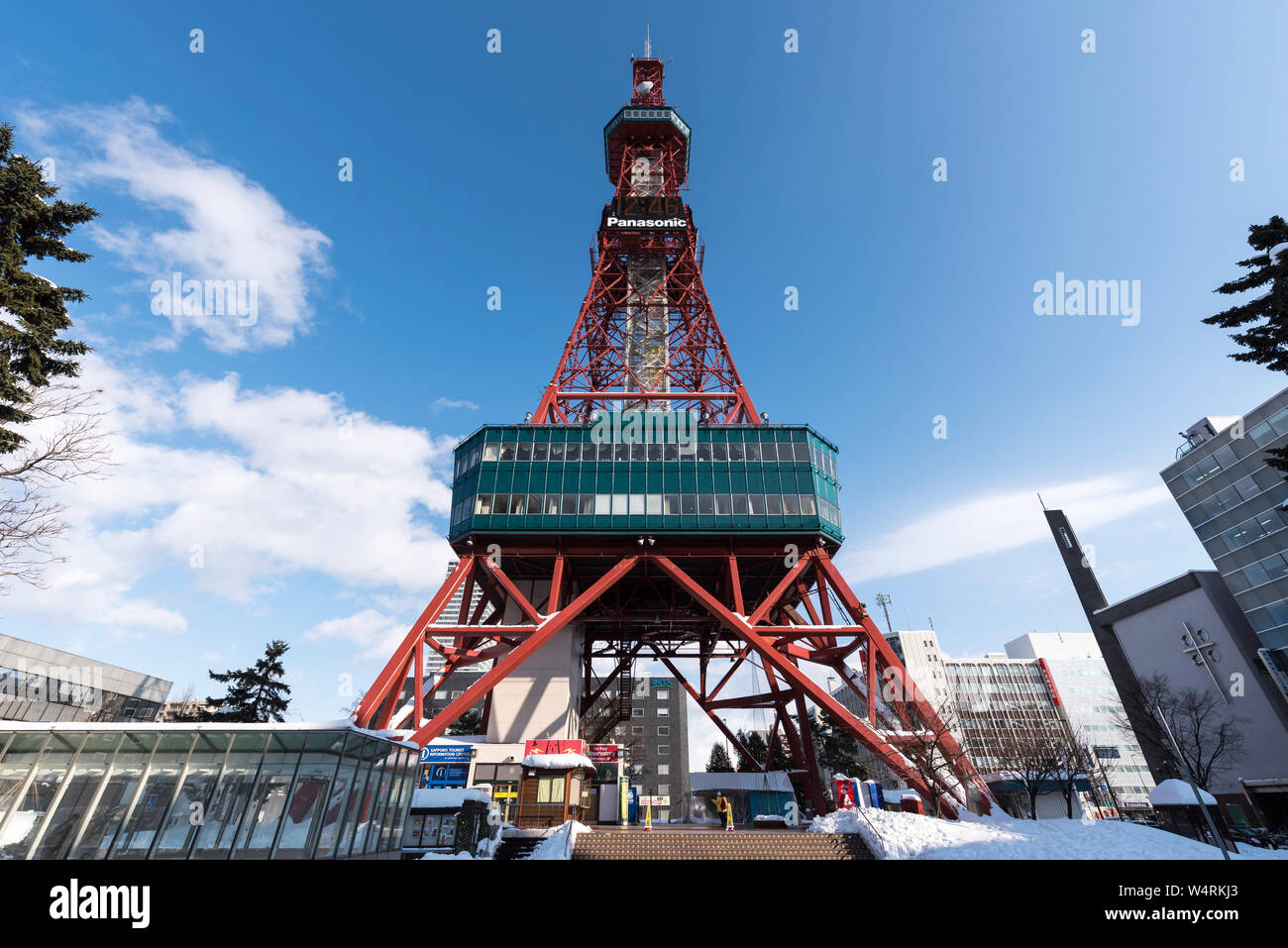 Sapporo torre della TV, Sapporo, Hokkaido, Giappone Foto Stock