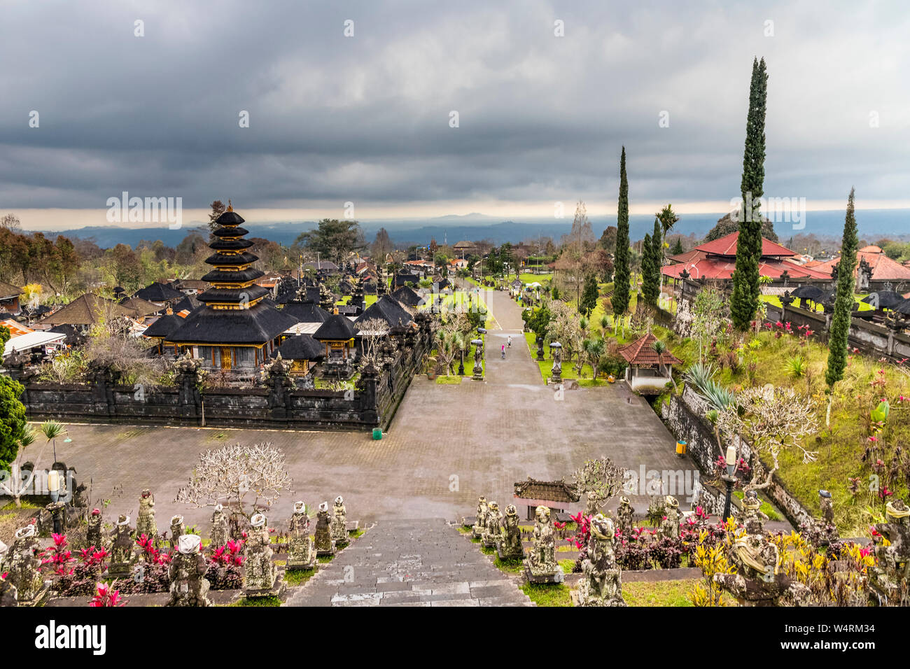 Pura Besakih tempio complesso, Besakih Bali, Indonesia Foto Stock