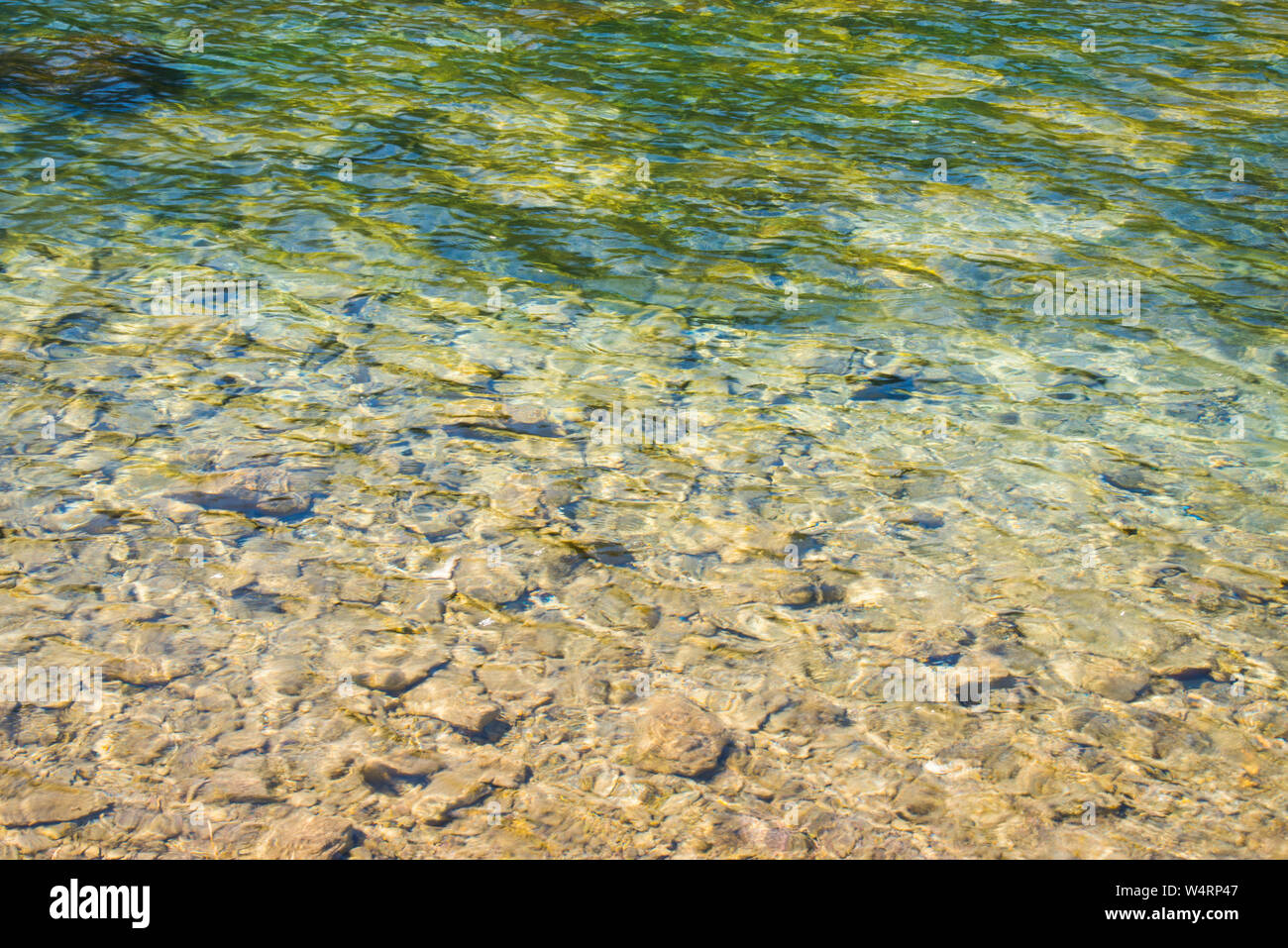 Superficie dell'acqua. Foto Stock