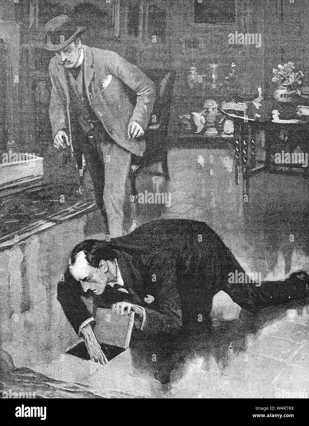 SHERLOCK HOLMES: L'avventura della seconda macchia da Arthur Conan Doyle pubblicato in 1904 Foto Stock