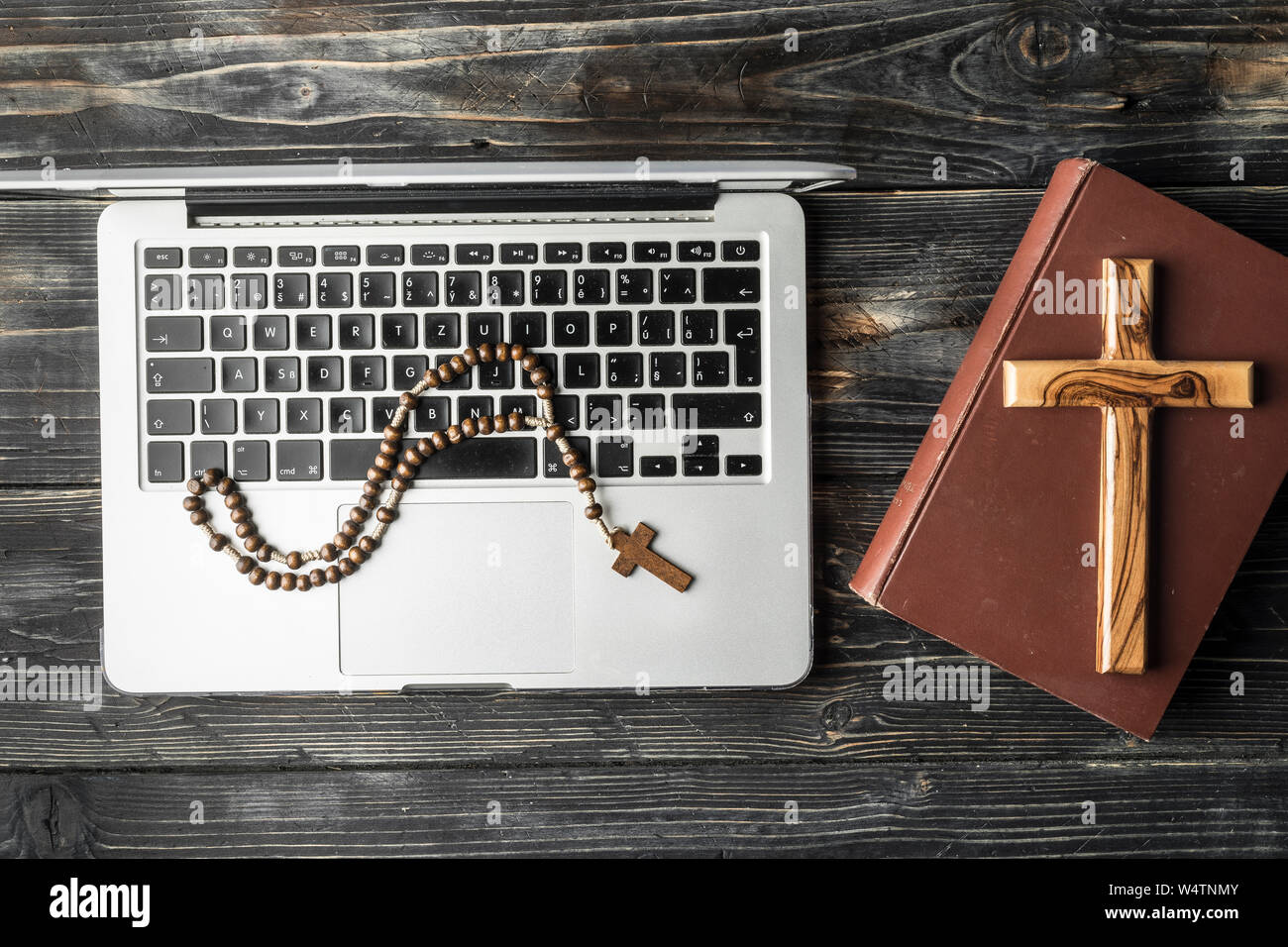 Studio della bibbia online Foto Stock