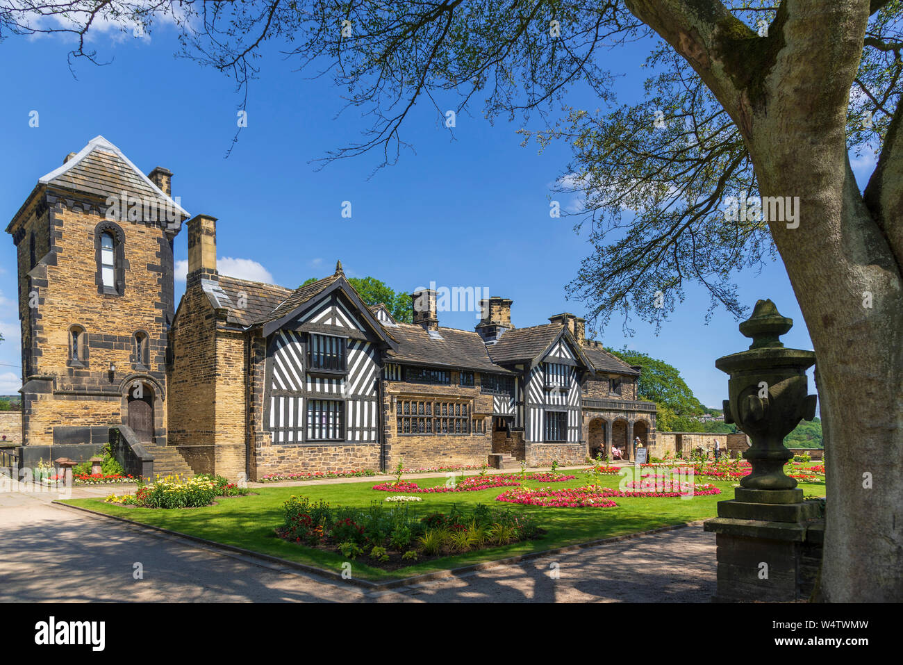 Shibden Hall di Halifax. Foto Stock