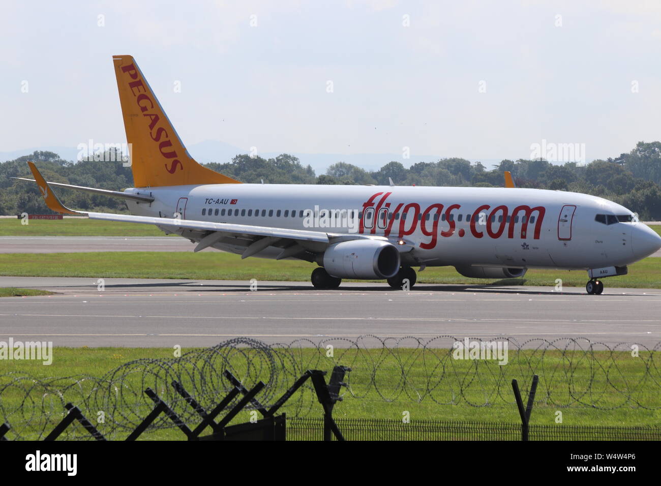 Aeroporto di Manchester aviazione parco di visualizzazione Foto Stock