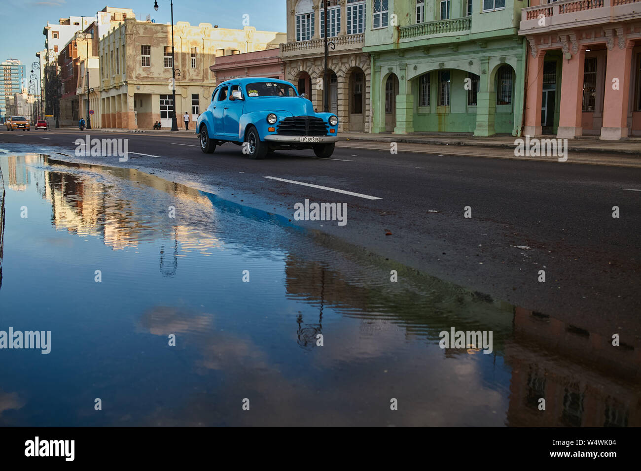 Strada di città dell'Avana Foto Stock