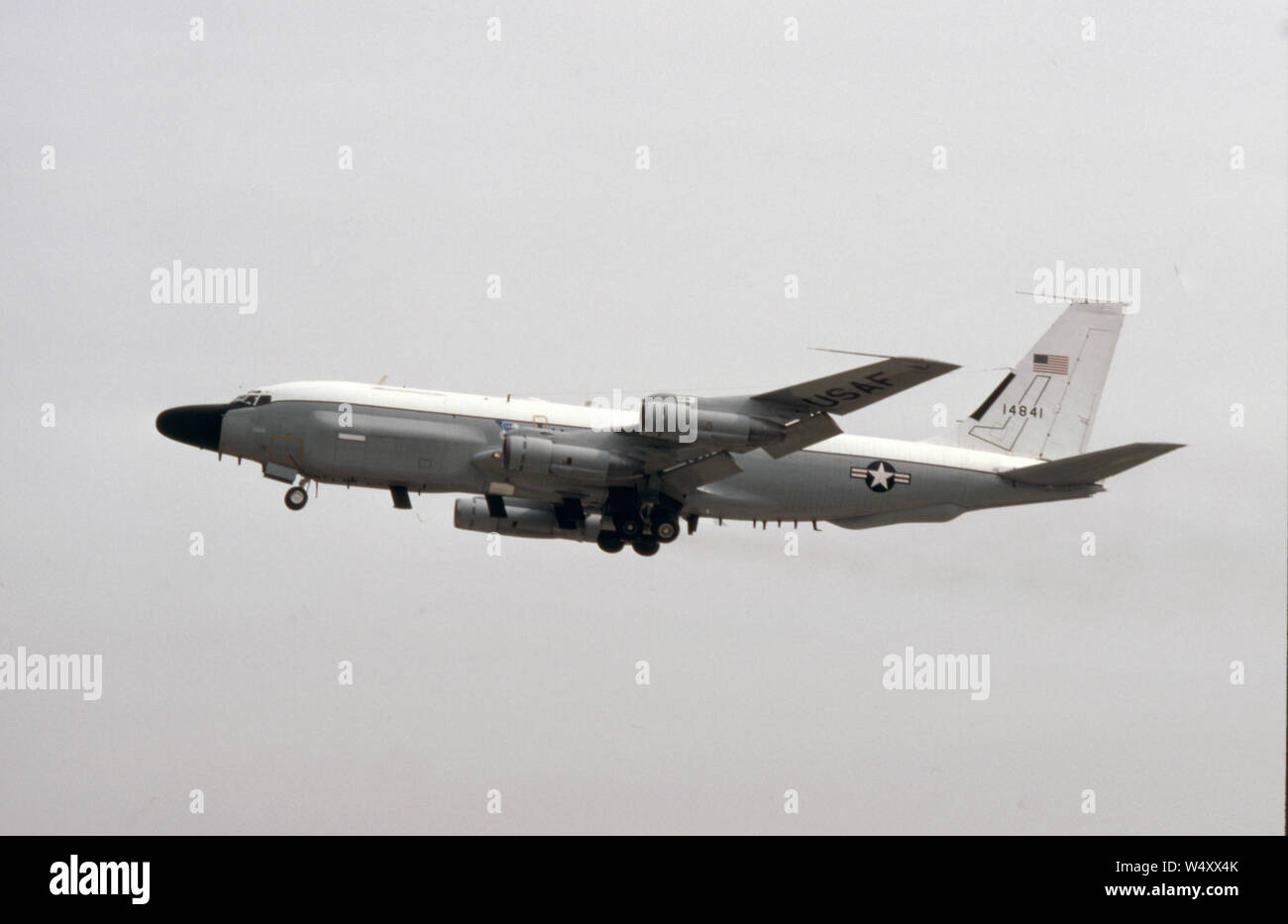 Il USAF United States Air Force Boeing RC-135V Foto Stock