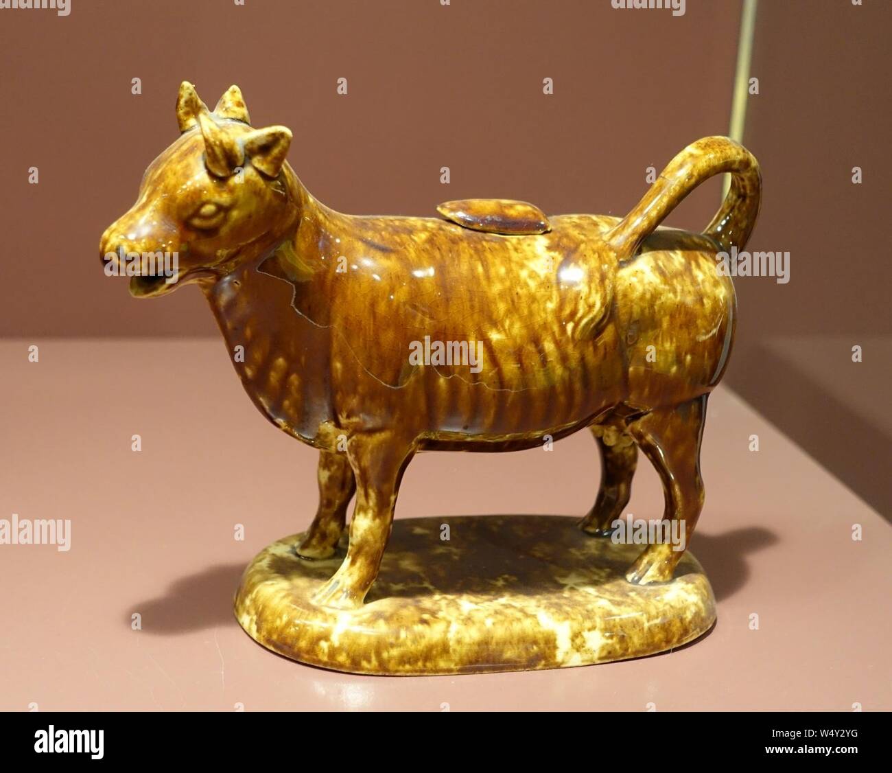 Cow creamer, E. & L. P. Norton & Company, 1860-1869 - Foto Stock