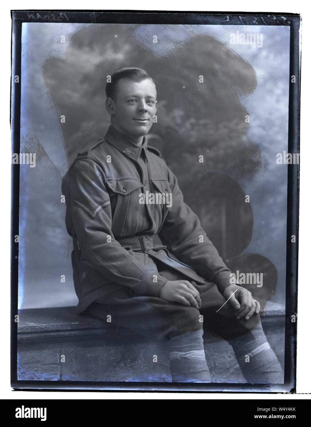 Cpl L Barba, 9 Feb 1916 (16580863792). Foto Stock