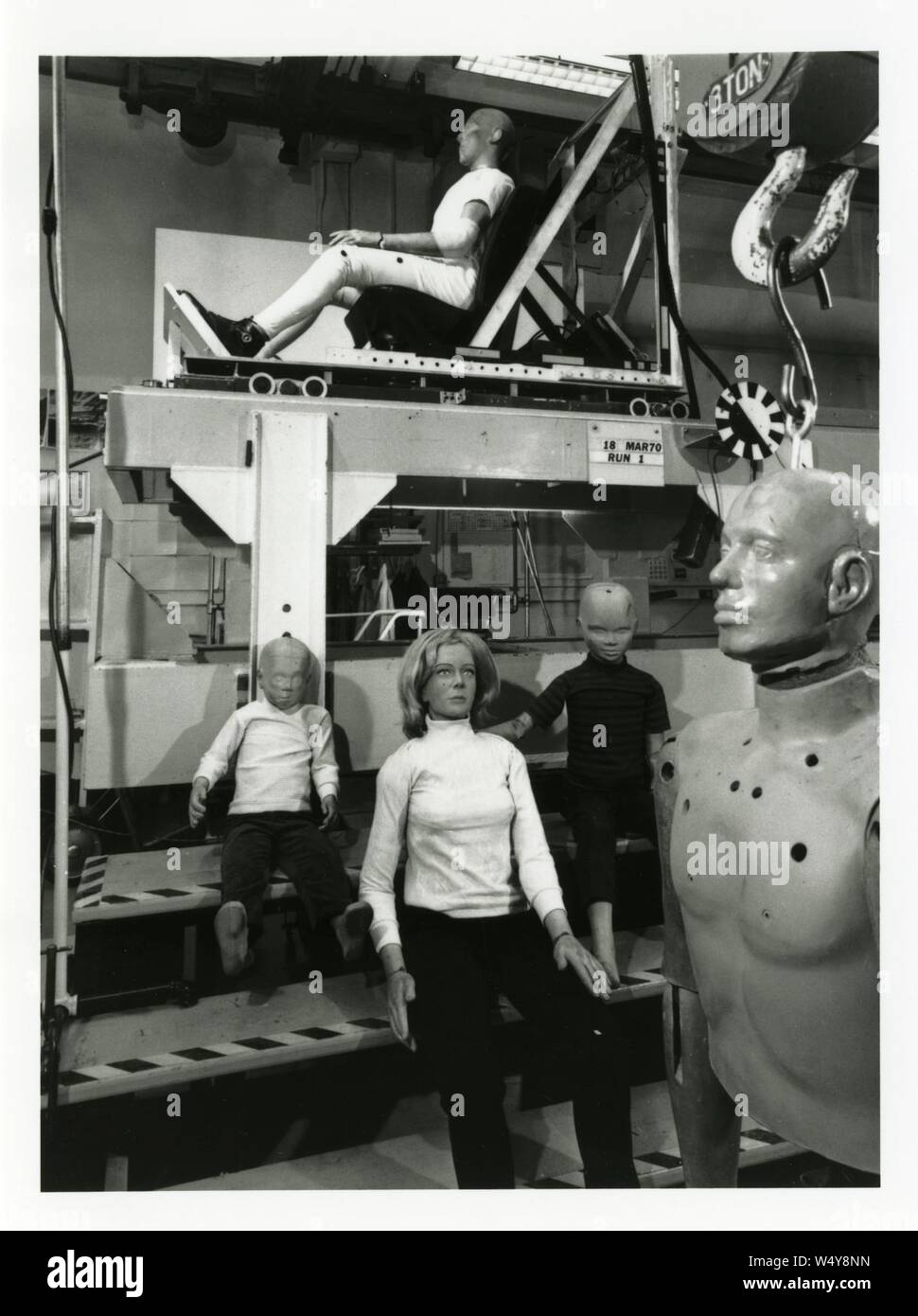 Crash Test Dummies. Foto Stock