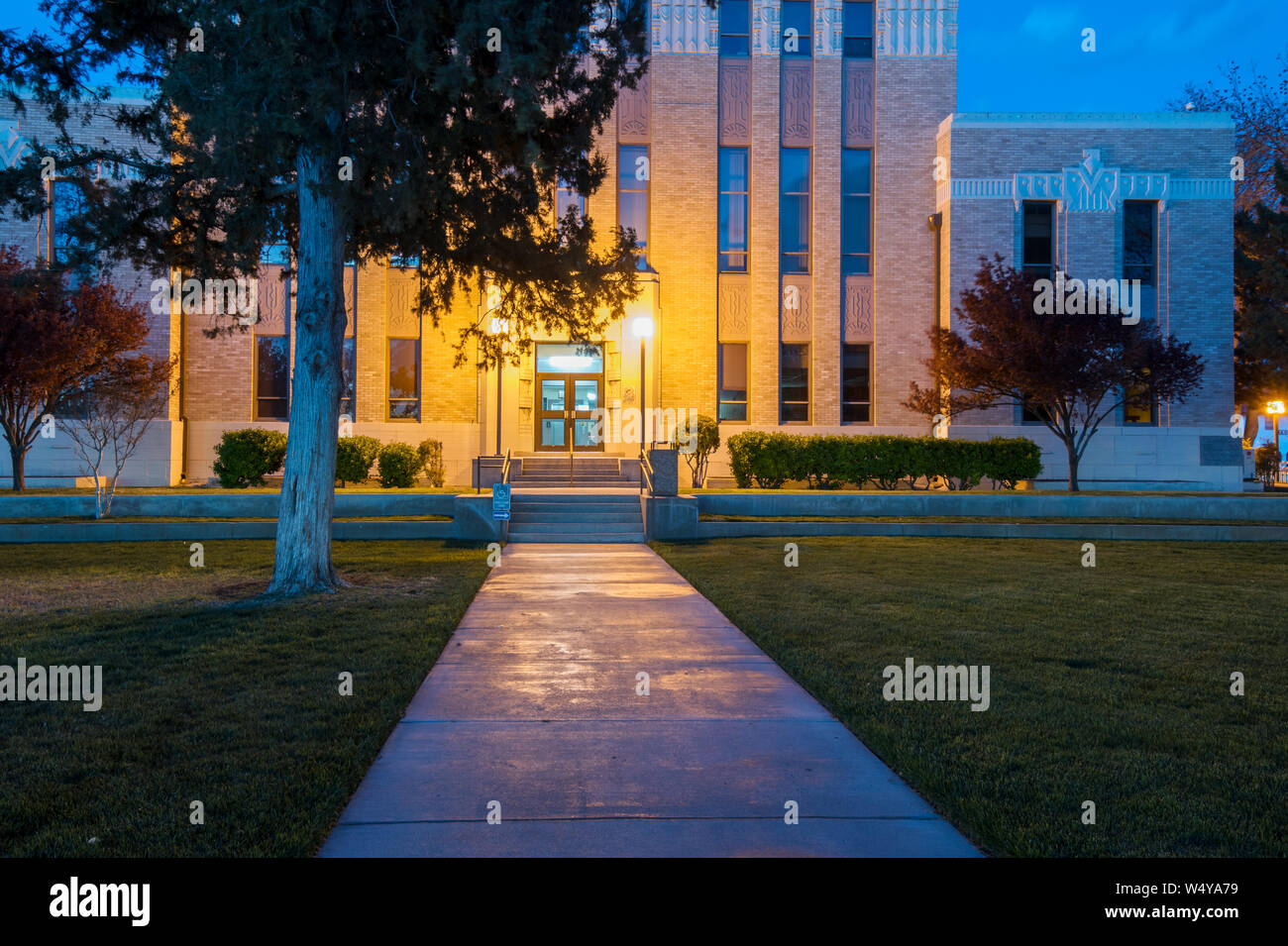 Lea County Courthouse in Lovington, Nuovo Messico, STATI UNITI D'AMERICA Foto Stock