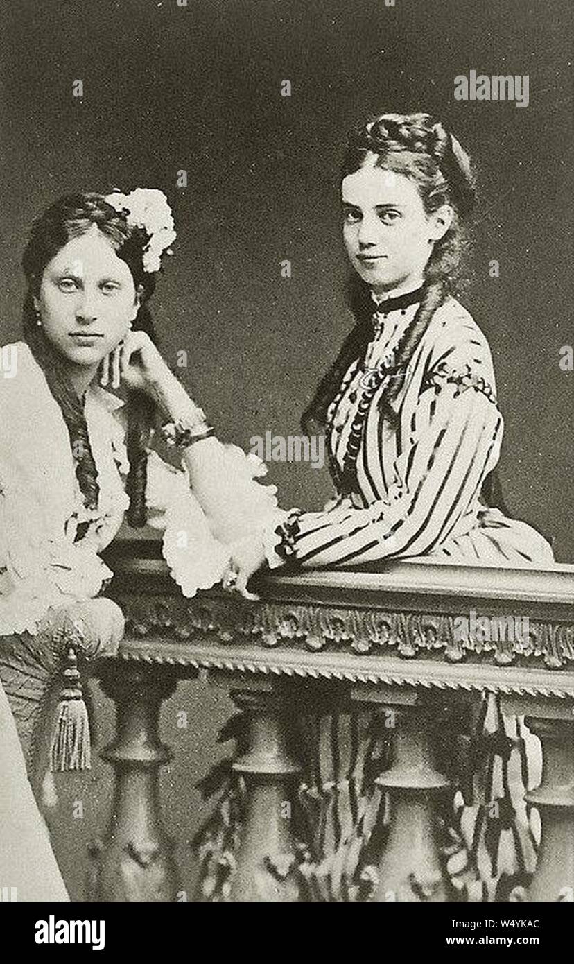 Crown Princess Lovisa con sua sorella-in-legge Thyra. Foto Stock