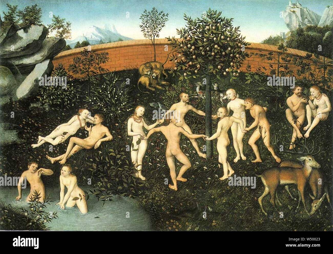 Goldenes-Zeitalter-1530-2. Foto Stock