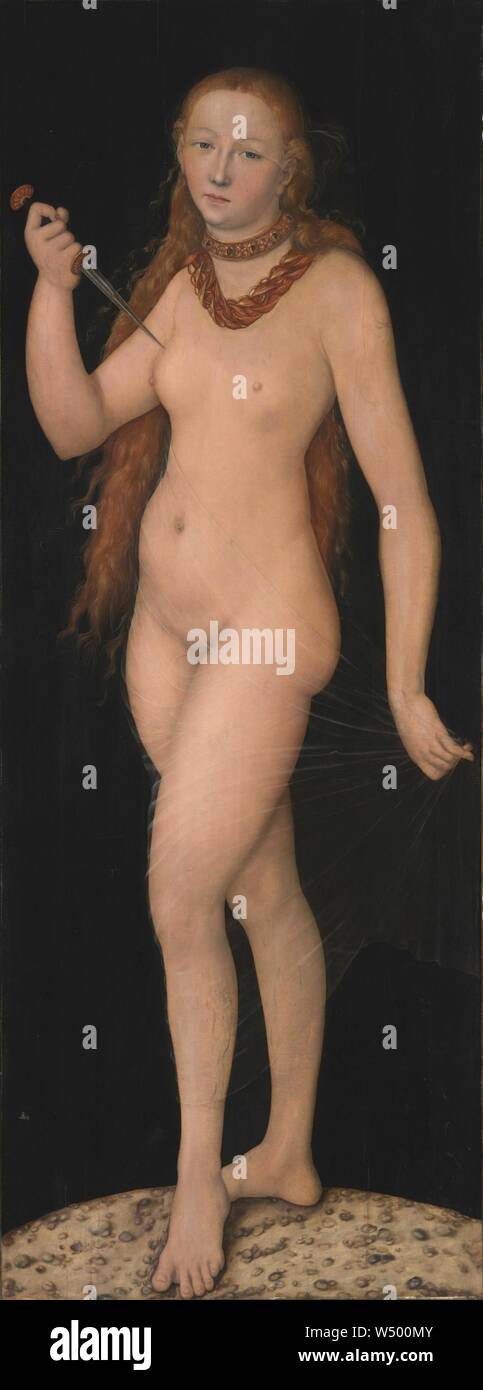 Lucas Cranach d. Ä. - Lucretia - Foto Stock