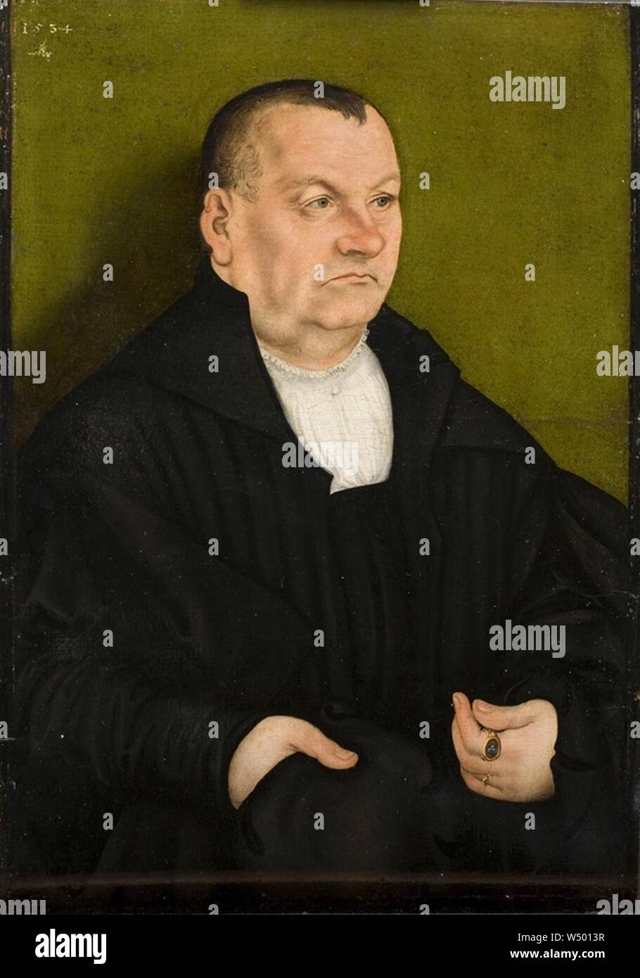 Lucas Cranach d.Ä. - Bildnis eines Mannes, 1534 Foto Stock