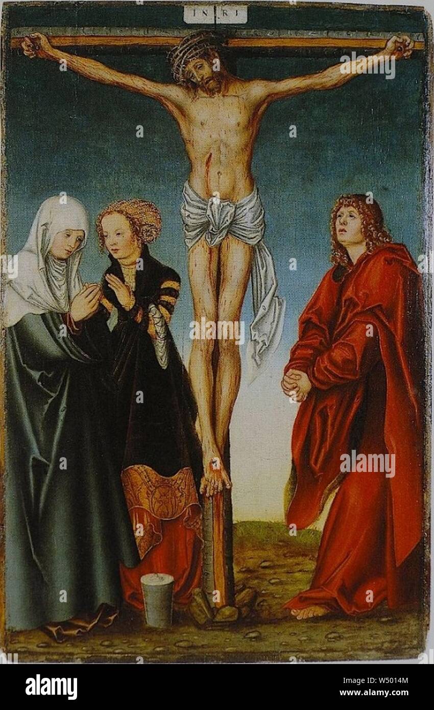Lucas Cranach d.Ä. - Crocifissione ( Foto Stock