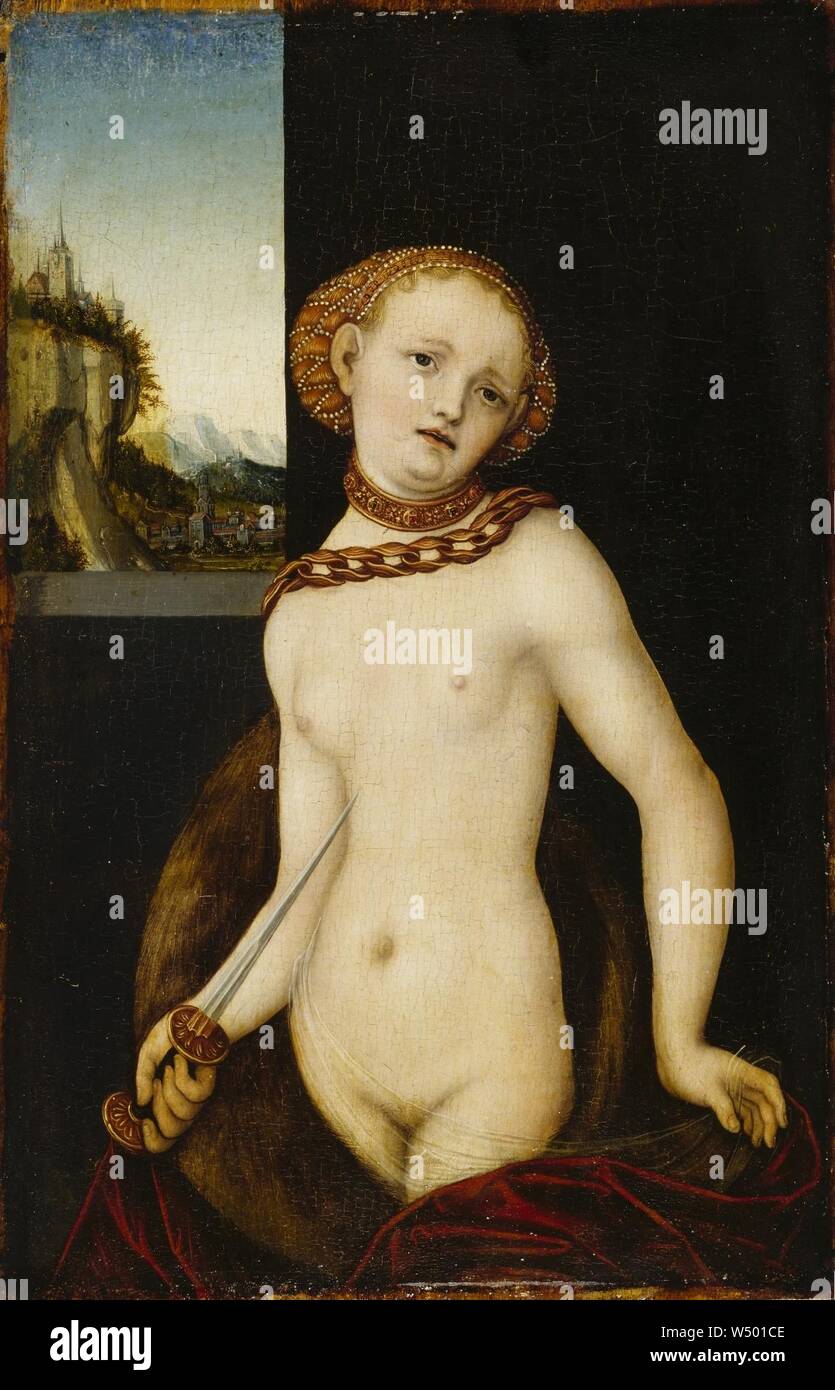 Lucas Cranach d.Ä. - Lucretia (1530, Foto Stock
