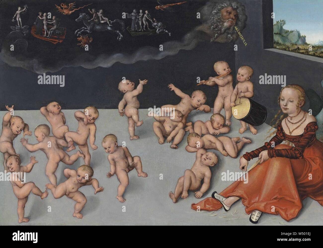 Lucas Cranach d.Ä. - La melanconia. Foto Stock