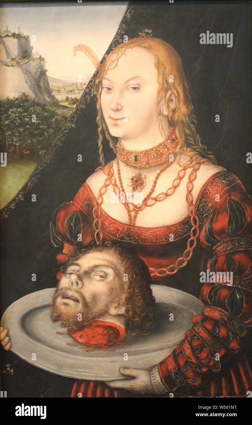 Lucas Cranach Salome. Foto Stock