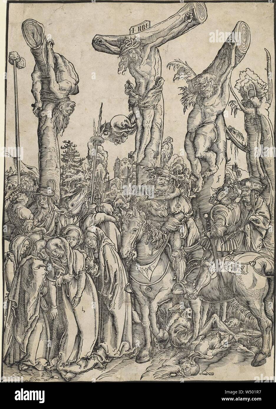 Lucas Cranach il Vecchio - la crocifissione - Foto Stock
