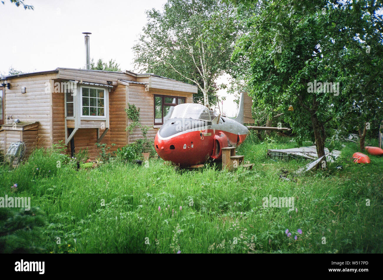 Jet provost trainer di velivoli a getto, Medstead, Alton, Hampshire, Inghilterra, Regno Unito. Foto Stock