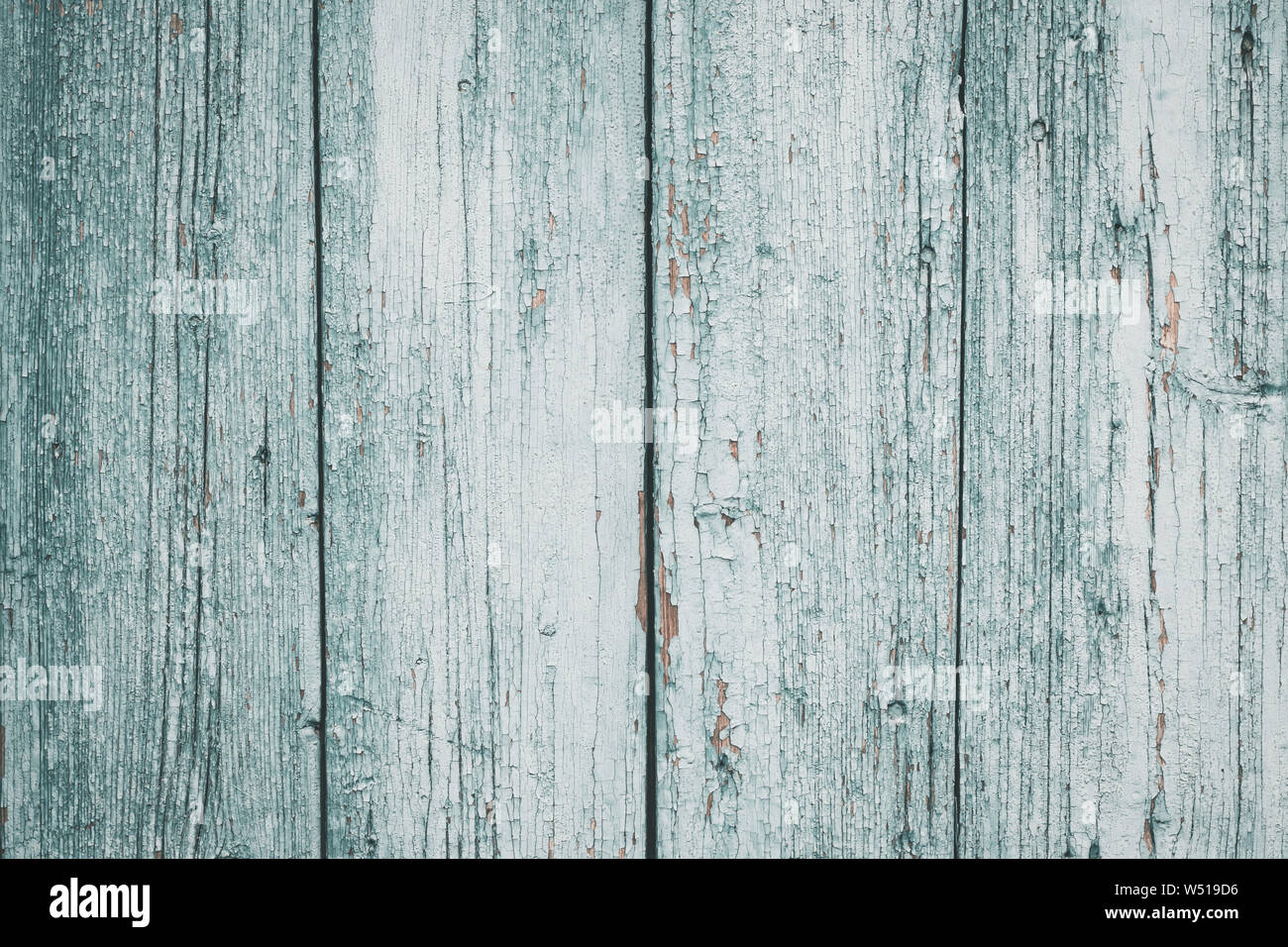 Texture piattello in legno turchese con vernice per pelatura, sfondo rustico in legno vintage per un design elegante e arredi interni Shabby Foto Stock