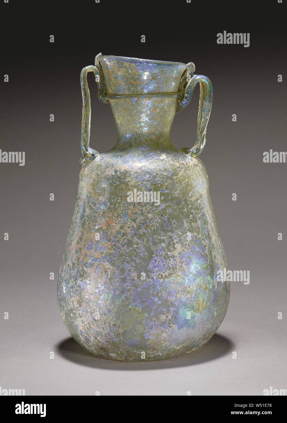 Storage Jar, sconosciuto del III secolo, vetro, 25,5 cm (10 1/16 in Foto Stock
