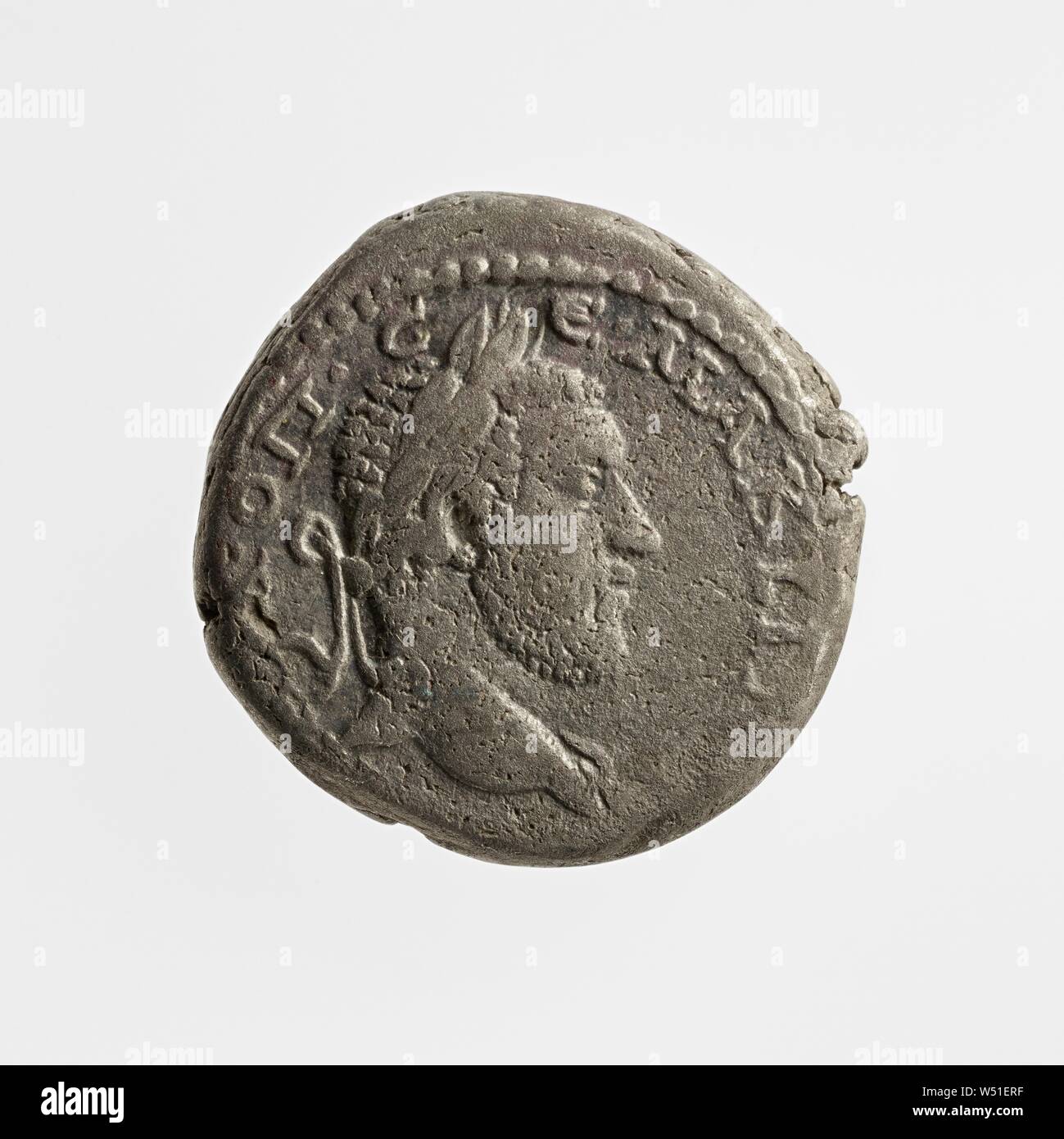 Tetradrachm di Macrinus, sconosciuto, Berea, 1° - 3° secolo, miliardo Foto Stock