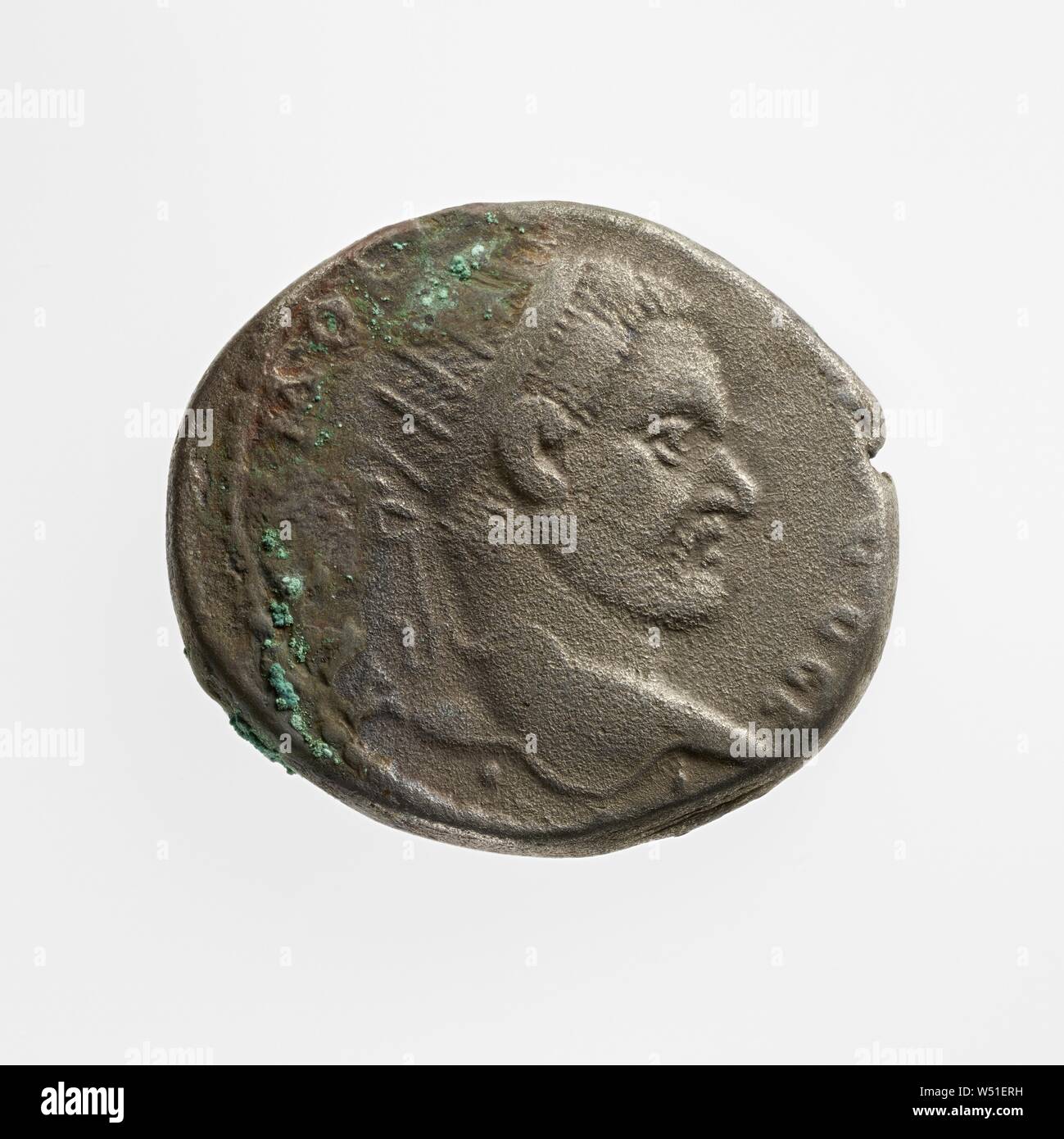 Tetradrachm di Macrinus, sconosciuto, Cipro, 1° - 3° secolo, miliardo Foto Stock