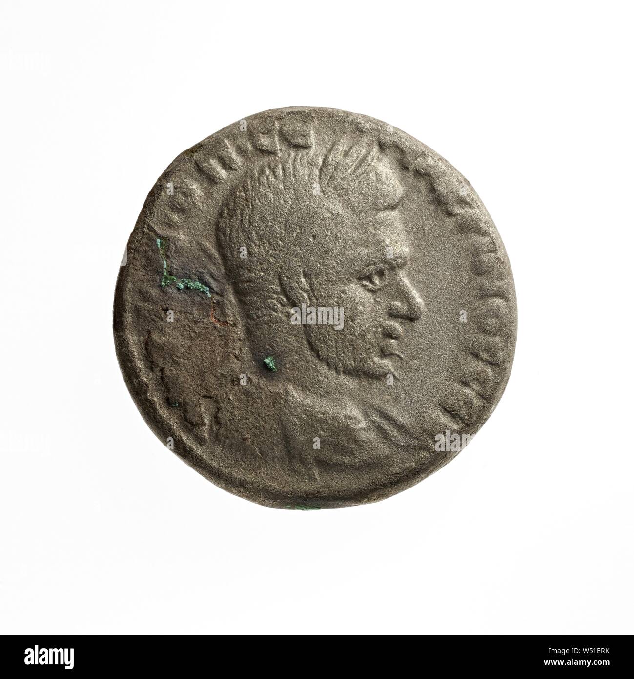 Tetradrachm di Macrinus, sconosciuto, Siria, 1° - 3° secolo, miliardo Foto Stock