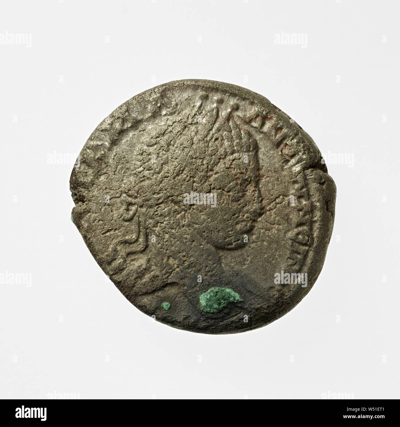 Tetradrachm di Macrinus, sconosciuto, Berea, 1st-III secolo D.C., miliardo Foto Stock